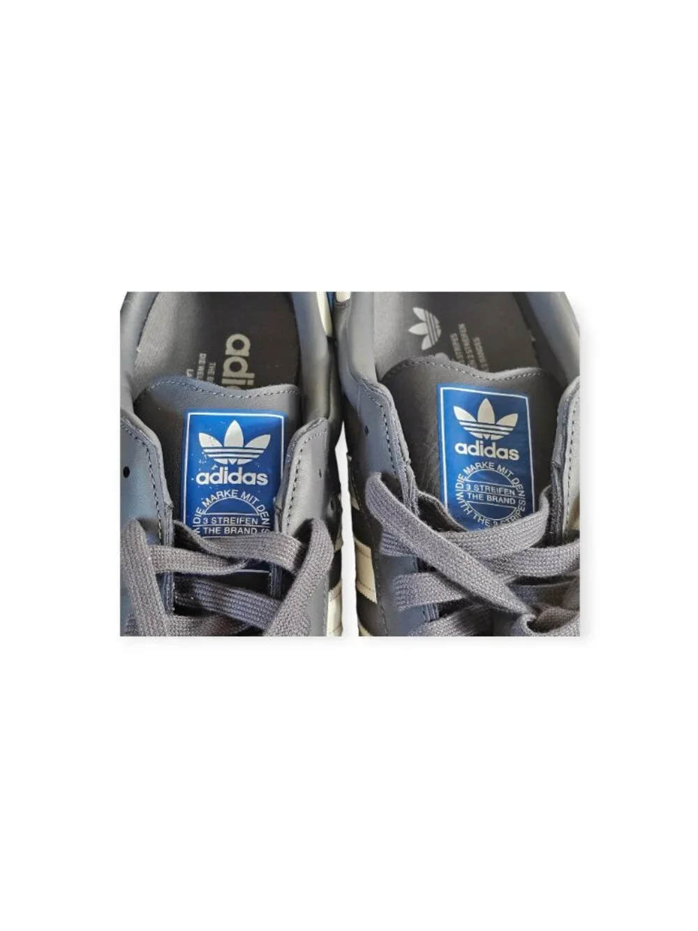 Adidas Samba OG Mens Size 14.5 Grey White Leather Suede Sneakers JR0913 NWB